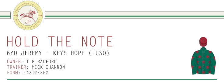 Ante-Post Article Horse Name Header Image - Hold The Note
